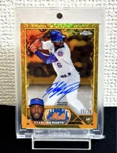 Starling Marte MLB TOPPS auto /75 Mets