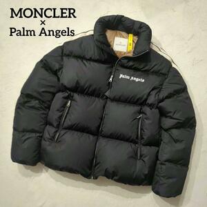 1円～ 極希少 MONCLER Palm Angels モンクレール パームエンジェルス RODMAN ロッドマン ダウンジャケット 3 L相当 ブラック コラボ 黒