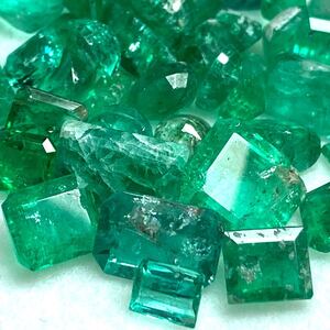 1円〜!!◆天然エメラルドおまとめ20ct◆j 約4g ルース 裸石 宝石 ジュエリー jewelry emerald ベリル w4ま41