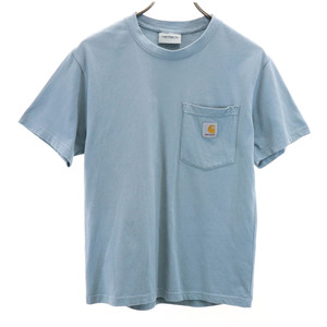 カーハート 半袖 Tシャツ S ブルー系 Carhartt メンズ