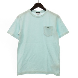 ラコステ LACOSTE Tシャツ 半袖 2 ブルー 240517E メンズ