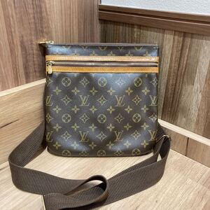 LOUIS VUITTON ルイヴィトン モノグラム ショルダーバッグ ポシェットボスフォール 斜め掛け ブラウン レディース おしゃれ 人気