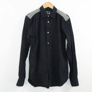 1円 Comme des Garcons コムデギャルソン homme deux シャツ S 長袖 メンズ AD236A39