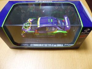 希少1/32 エヴァンゲリオン RT テストタイプ TYPE-01 apr カローラ 2010 スーパーGT GT300