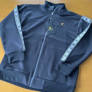 Ｌサイズ 新品 ライル&スコット LYLE&SCOTT デザインジャケット　ジップアップ ブルゾン チャコールグレー