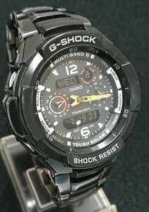 稼働品!!ライト点灯!!CASIO/カシオ G-SHOCK/Gショック ジーショック GW-3500BD ソーラー電波時計 ストップウォッチ他 USED品＊