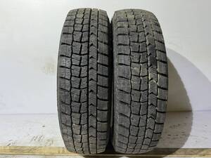 A394 【155/70R13】　激安　2021製 DUNLOP WINTERMAXX スタッドレス 2本　7分山