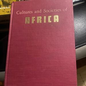 culture and society of africa アフリカ文化　社会　Simon and phoebe ottenberg