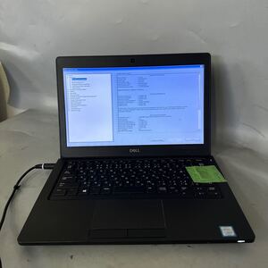 JXJK5341 DELL Latitude 5290/Core i5-8250U /メモリ16GB/SsD:無し /BIOS確認済/キー破損