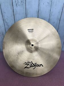 ZILDJIAN/ジルジャン Medium crash ミディアムクラッシュ シンバル 17/43cm 中古現状品　動作未確認　(140s) A