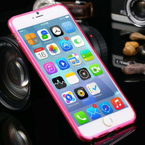 iphone6s Plus/6 plus 5.5inch ケース カラーシリコンカバー ピンク