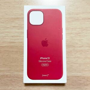 ★新品★ Apple アップル 純正 iPhone 13 シリコンケース・レッド 262B⑨