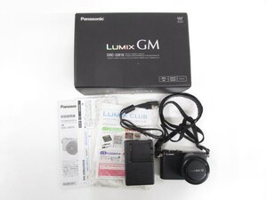 [即日発送]★良品★ Panasonic パナソニック LUMIX GM デジタル一眼カメラ DMC-GM1K レンズキット G VARIO 1:3.5-5.6/12-32 ブラック 361