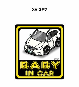 MKJP BABY IN CAR ステッカー 2枚入 XV GP7 送料無料