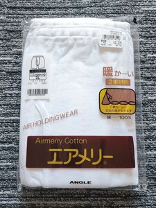 未使用 アングル エアメリー トランクス 3L 2重組織 吸湿 日本製 ANGLE 紳士 下着 肌着 綿100% アンダーウェア インナー 大きいサイズ