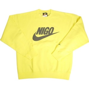 NIKE ナイキ ×NIGO 24AW AS NRG NIGO CREW FLC YELLOW NIGOロゴクルーネックスウェット 黄 Size 【L】 【新古品・未使用品】 20807201