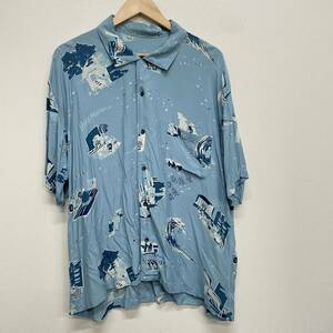 【Porter Classic】ポータークラシック★アロハシャツ SHOWFOLK ALOHA SHIRT ショーフォークアロハシャツ レーヨン 総柄 半袖シャツ M 09