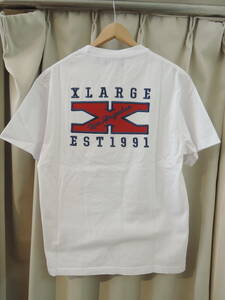 X-LARGE エクストララージ XLARGE X LOGO S/S TEE Mサイズ 白 2024 最新人気品 送料\230~　