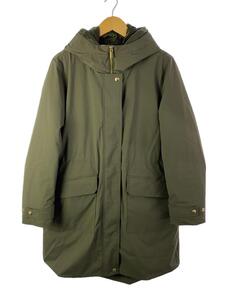 Woolrich◆モッズコート/M/ナイロン/KHK/無地/WWOU815/ダウンライナー