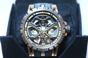 ★ROGER DUBUIS ロジェデュブイ【RDDBEX0750/定価￥11,715,000 】エクスカリバー ウラカン 45mm K18PG×Ti 2024/２国内正規店にて点検済