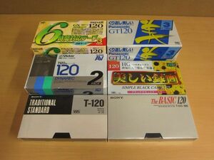 【未使用】VHS ビデオテープ 11点 まとめ maxell/Panasonic/Victor/SONY/他 【T】