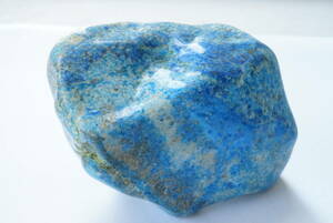 希少!昔の在庫なので上質品!藍色が綺麗な上質アフガニスタン産ラピスラズリ（ラピス）特大原石300g