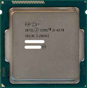 【中古】【ゆうパケット対応】Core i5 4570 3.2GHz 6M LGA1150 84W SR14E [管理:3026315]