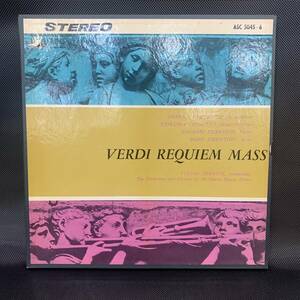 LP レコードVERDI REQUIEM MASS ヴェルディ 鎮魂ミサ曲 国内盤 赤盤 2枚組 ライナー付き LP-BOX ASC-5045 6 RL152