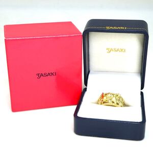 1円〜!!注目!!人気!!TASAKI(田崎真珠)▼K18 天然ダイヤモンドリング▼D 約8.6g 約16号 ring 指輪 EI3/FA1 S1054