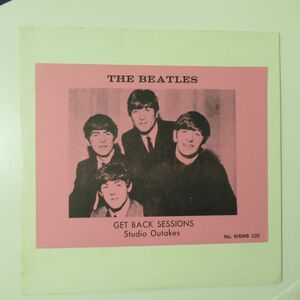 ROCK LP/スプラッターバイナル/Unofficial 美盤/The Beatles - Get Back Sessions - Studio Outtakes/Ｂ-12872