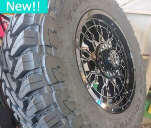 新品!!ハイラックス プラド FJ H3 LEXXEL トーヨー オープンカントリー MT 265/70R17 265/65R17 タイヤホイール 17インチ