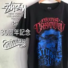 30周年記念 Mr.cartoon x STUSSYコラボTシャツ L 状態良好