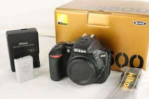 Nikon ニコン D5500 ブラック デジタル一眼レフカメラ ボディ 元箱付き★F