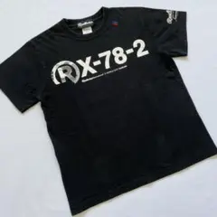 RealBvoice　ガンダムコラボ　半袖Tシャツ　黒×白　メンズS　No.9