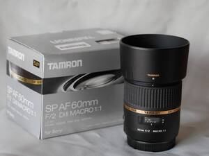 Ａマウントハイスペックマクロ　TAMRON　SP　AF60ｍｍF/2 DiⅡ　MACRO 1:1