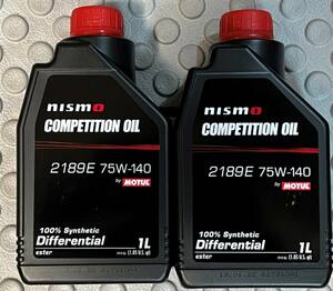 在庫有り！！【2L】NISMO COMPETITION OIL type 2189E 75W140 1L/2缶 ②ニスモ 日産 MOTUL モチュール