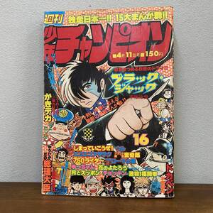 週刊少年チャンピオン 1977 16号 4月11日号 秋田書店 ブラックジャック がきデカ ドカベン