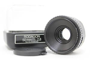 【返品保証】 Rodenstock Rodagon 50mm F2.8 ケース付き レンズ v7225