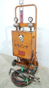 (1円スタート！) カミマル KS運搬車 KSパンダ型 ガス溶接セット 溶接 溶断 動作良好 ※店舗引取り歓迎 B7772