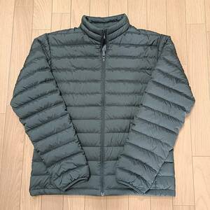 激安 美品 UNIQLO ULTRA LIGHT DOWN ユニクロ ウルトラライトダウン ダウンジャケット メンズ M オリーブ (グリーン 緑)