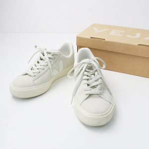 ヴェジャ VEJA CAMPO SUEDE NATURAL WHITE キャンポ スウェード ナチュラルホワイト スニーカー 24cm/オフホワイト【2400014098495】