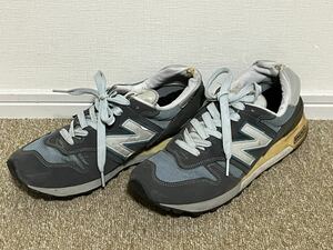 G379☆送料無料☆New Balance/ニューバランス『M1300CLJ/STEEL BLUE/スチールブルー』サイズ 26.5cm 中古スニーカー USA製 現状品