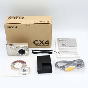 RICOH デジタルカメラ CX4 シャンパンシルバー CX4CH #240527_00119406