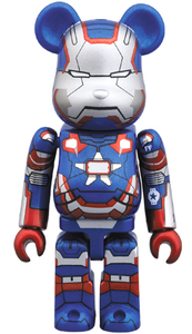 数量限定 MARVEL IRON PATRIOT 100% ベアブリック/未開封