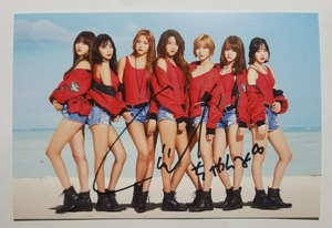 AOA チャンミ 直筆サイン入り ポストカード GOOD LUCK Chanmi POST CARD 即決 Japanese ver. リリイベ 予約会 トドファ Dohwa 