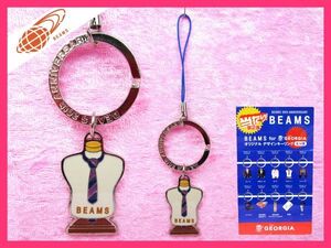 ビームス BEAMS GEORGIA オリジナルデザインキーリング 第２弾／トルソー ＜１点＞ 美品