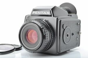 【良品】PENTAX 645＋SMC PENTAX-A 645 75mm F2.8 完動品 #m17