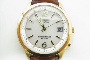 N460-J30-1932◎ CITIZEN シチズン H415-S033021 メンズ クォーツ 腕時計 現状品① ◎