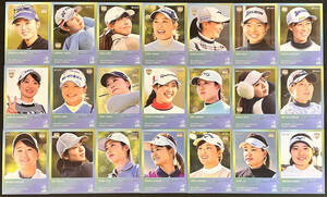 (Y77)2024 EPOCH JLPGA 女子プロゴルフ ROOKIES & WINNERS インサート Face in FOCUS フルコンプ21枚セット #清本美波 #馬場咲希 #政田夢乃