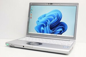 1円スタート ノートパソコン Windows11 WPS office搭載 Panasonic レッツノート CF-SV8 第8世代 Core i5 SSD256GB メモリ8GB カメラ 12.1